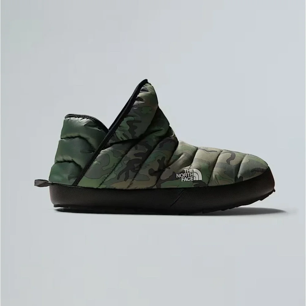 The North Face Mens Thermoball Traction Winter Booties Thyme Brushwood Camo Sz 8